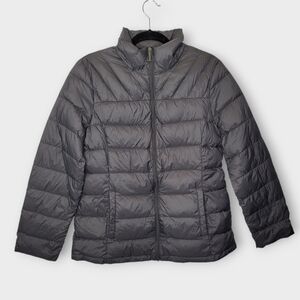 Michael Kors Packable Down Jacket L Gray No Hood